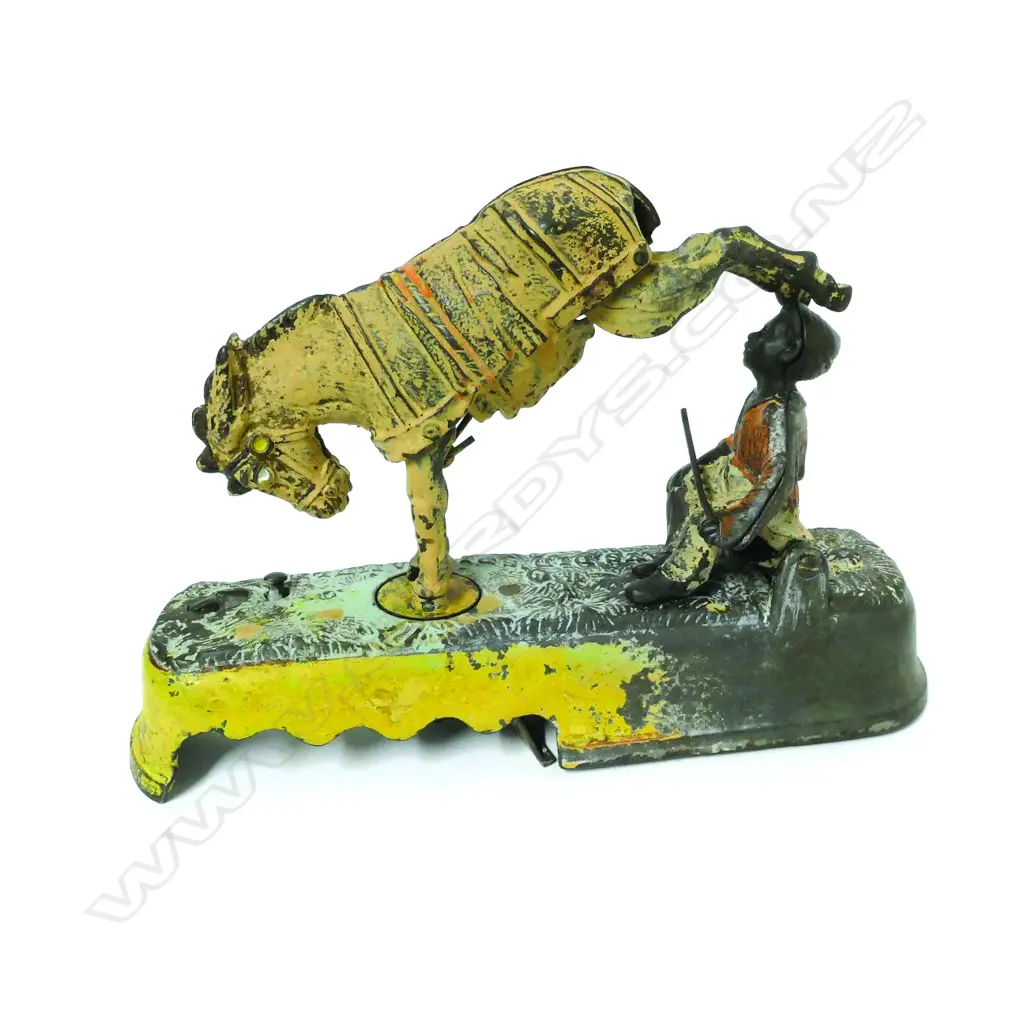 A 1870's J & E Stevens Co. American trick money box Image 1++