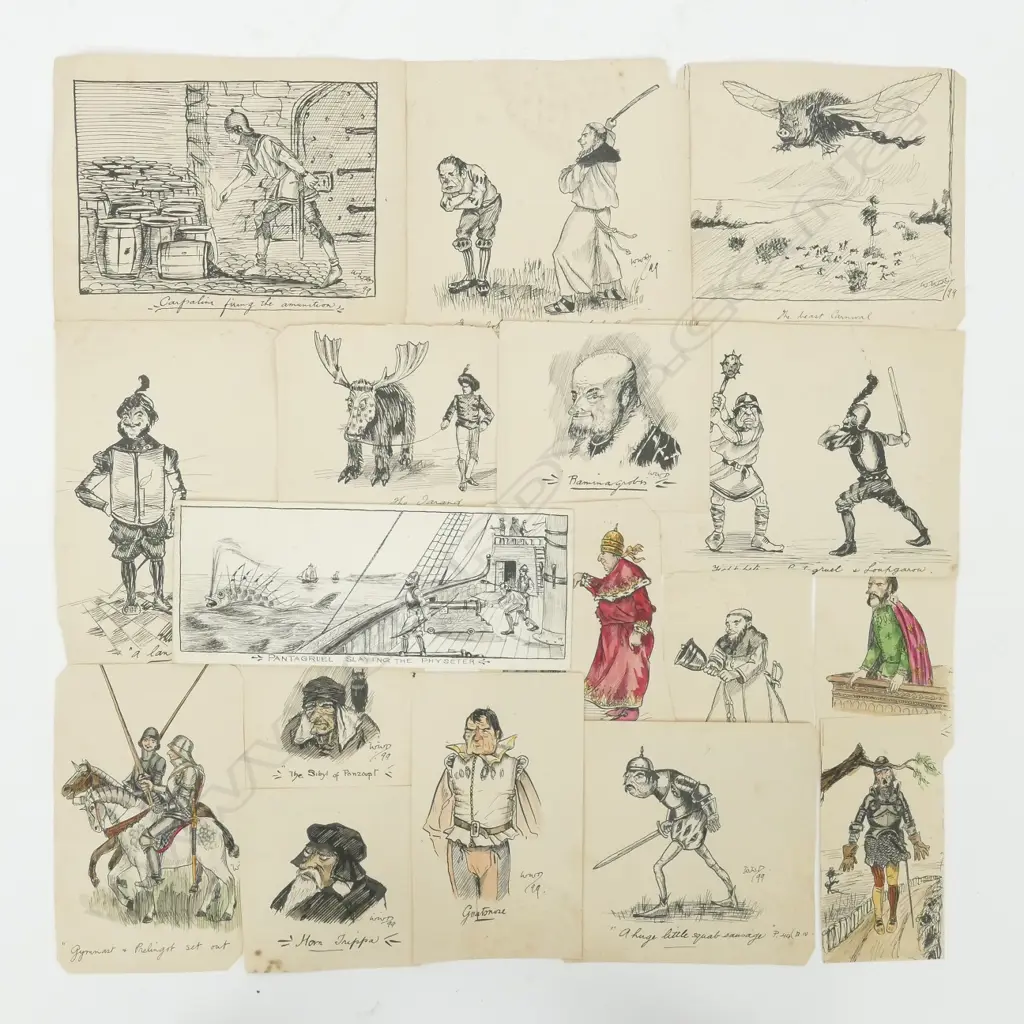 28 pen and ink drawings Image 1++