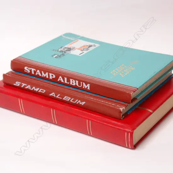 Three albums of Chinese and other Asian stamps