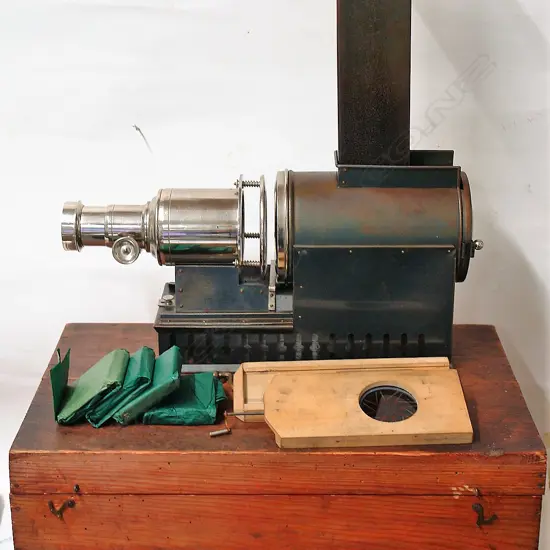 A rare Jean Schoenner 16½" German magic lantern