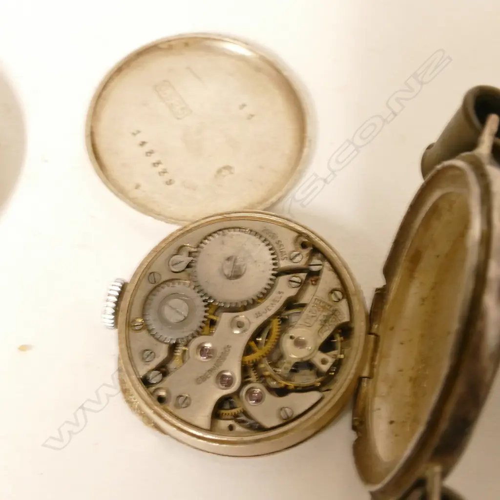 A WWI service medal and a George V Volunteer Long Service Medal Image 1++