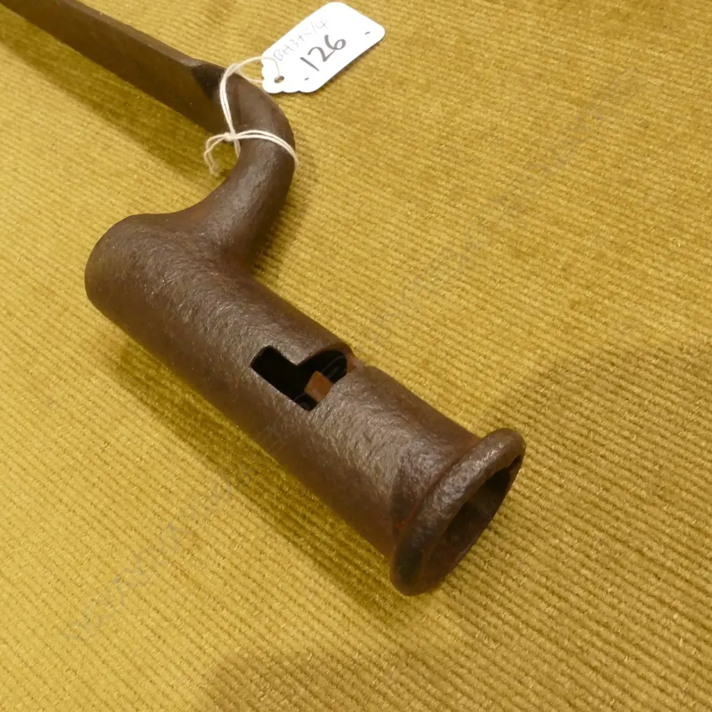A socket bayonet for use with the .75 caliber India Pattern Brown Bess flintlock musket Image 1++