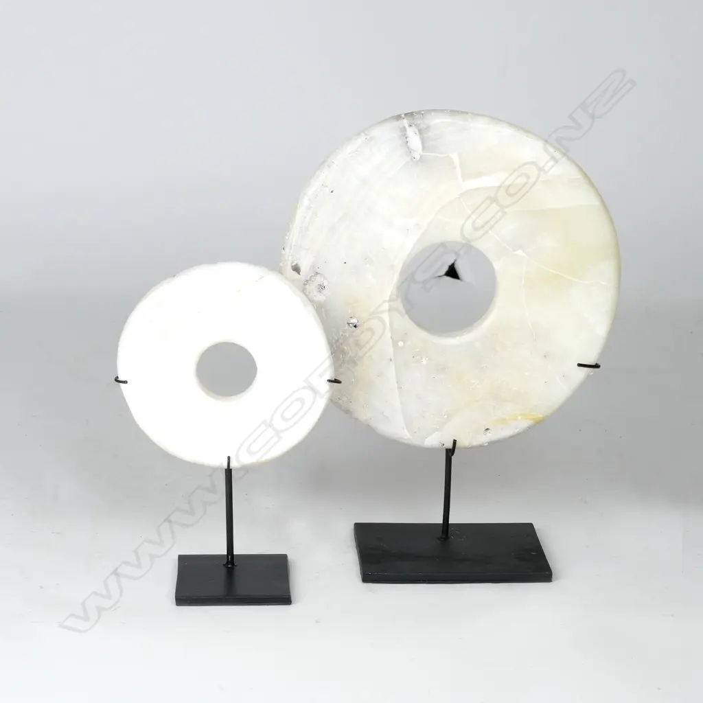 Two giant clam shell currency rings Image 1++