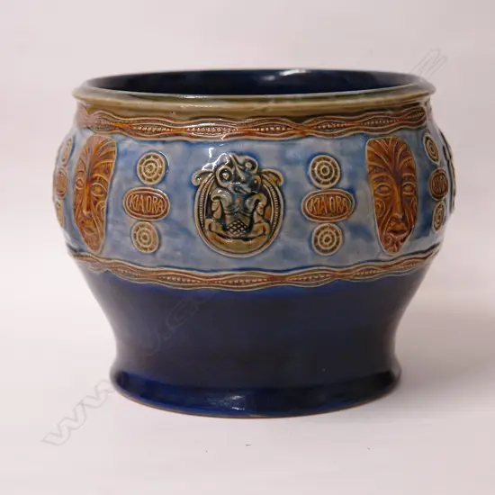 A Royal Doulton stoneware 'Kia Ora' large jardiniere