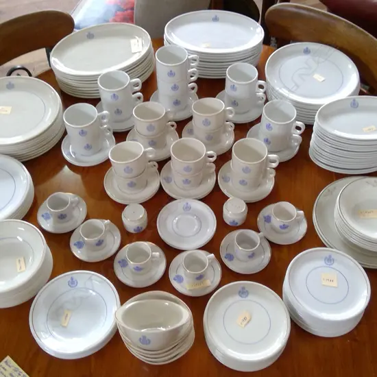 150 plus piece collection of RNZAF crested Crown Lynn crockery