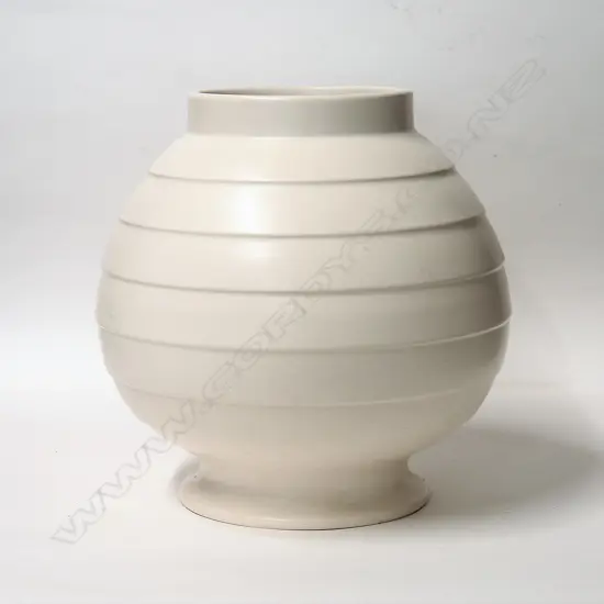 A large Crown Lynn hand-potted vase