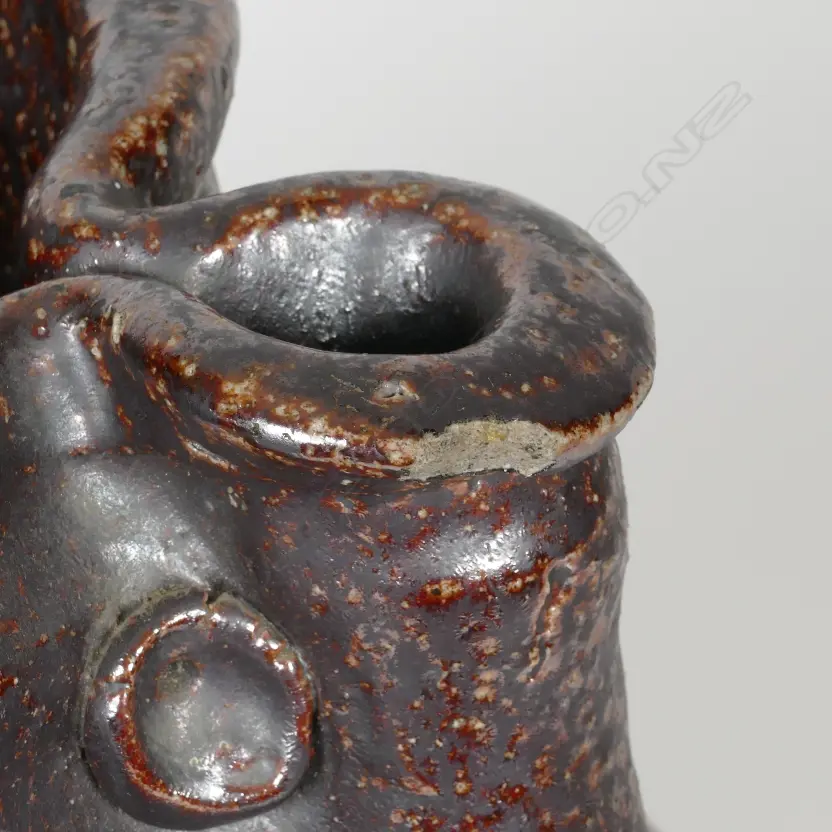 An early Barry Brickell salt glazed Fatso jug Image 1++