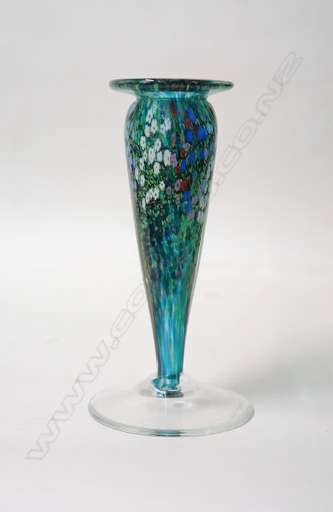 Peter Raos Floral Garden Series art glass vase Image 1++
