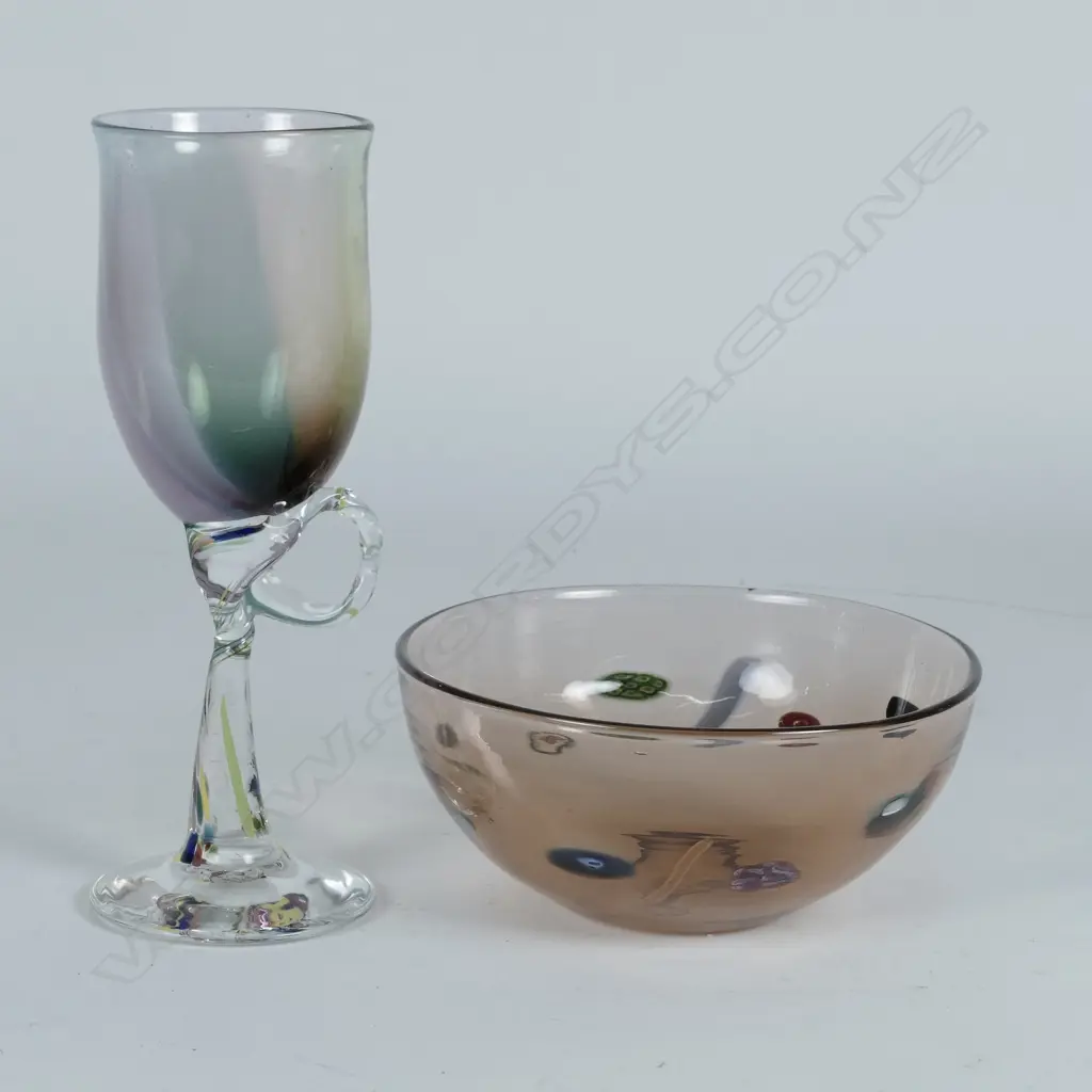 A Peter Viesnik glass goblet Image 1++