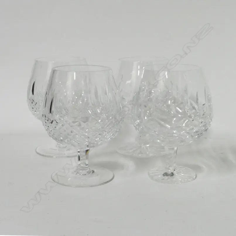 Four Waterford crystal brandy balloons Image 1++