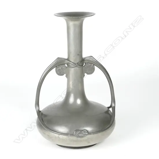 An English Pewter Art Nouveau vase