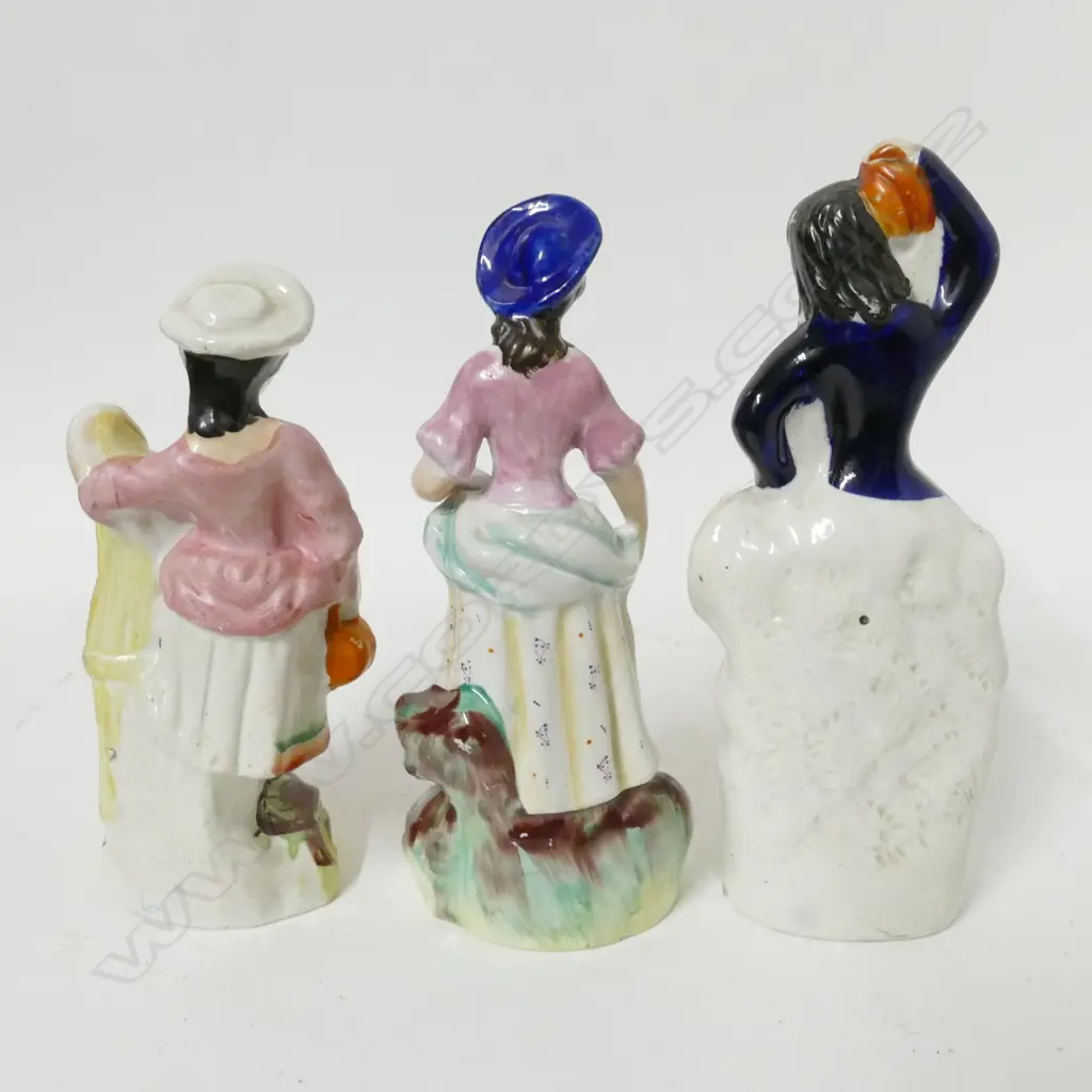 Three 19thC Staffordshire figures Image 1++