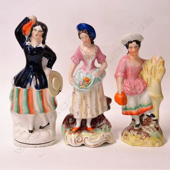 Three 19thC Staffordshire figures
