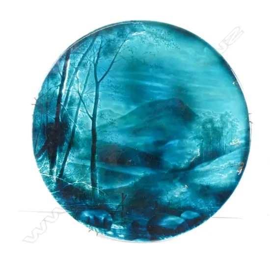 A Burmantofts Faience pottery plaque