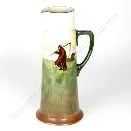 A tall Royal Doulton vase