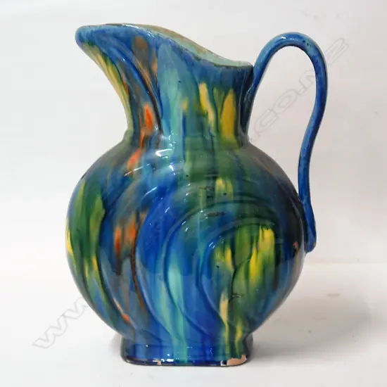 An attributed Australian Studio Pottery Majolica jug