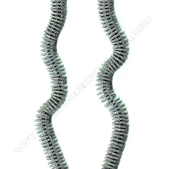 An impressive lady's modern 18ct. white gold and diamond set necklace