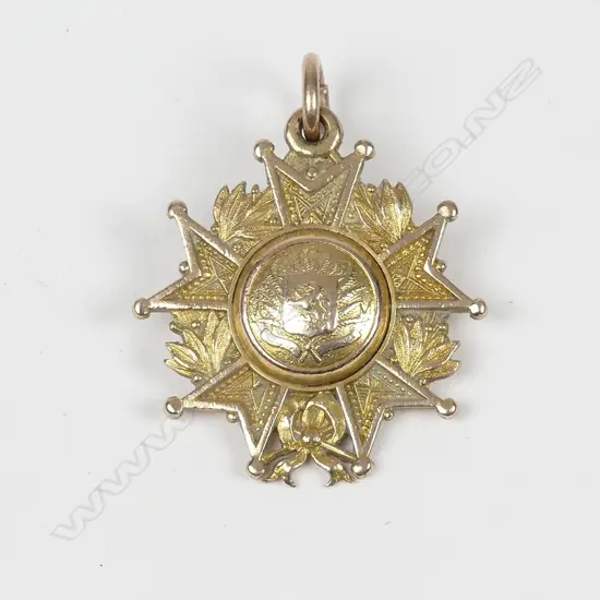 A 9ct. gold running medal by Anton Teutenberg (Auckland)