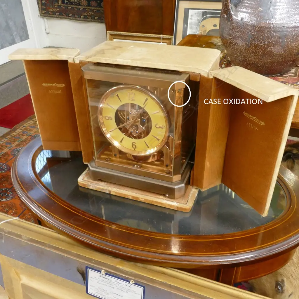 A Jaeger-LeCoultre 'Atmos' perpetual clock Image 1++