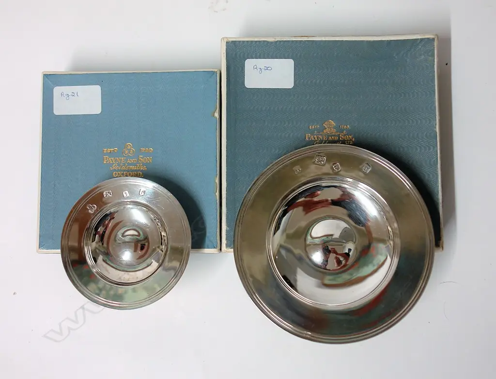 Two silver 'Armada' dishes Image 1++