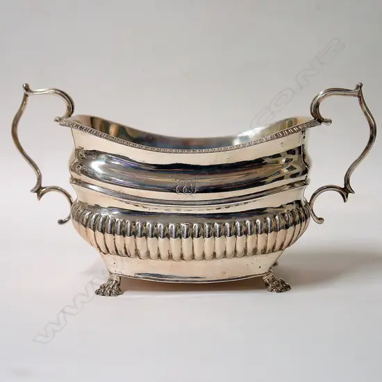 A George III Irish silver sugar basin