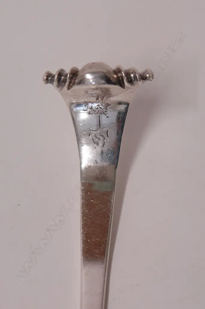 An early George III Onslow pattern soup ladle Image 1++