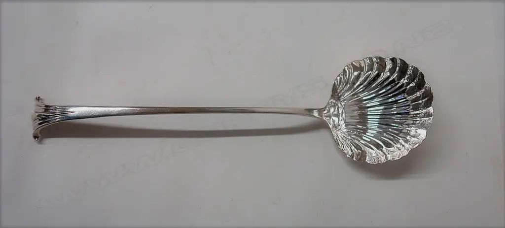 An early George III Onslow pattern soup ladle Image 1++