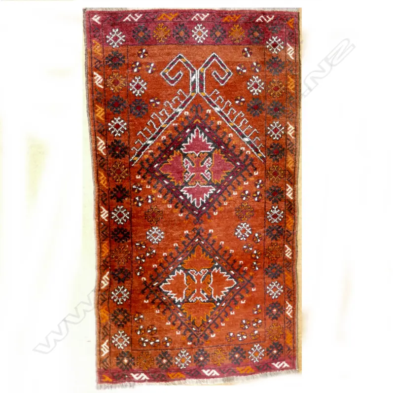 A small hand knotted Turkoman rug Image 1++