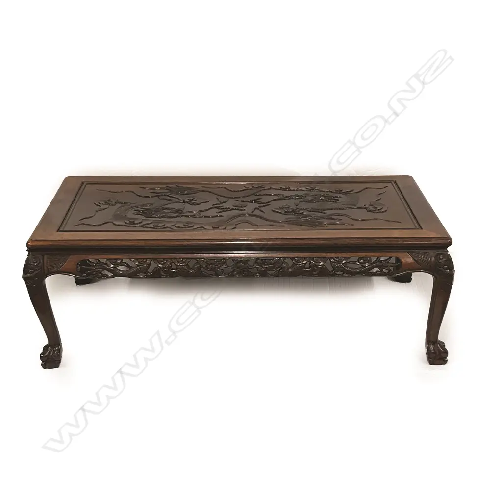 A Chinese rosewood coffee table Image 1++