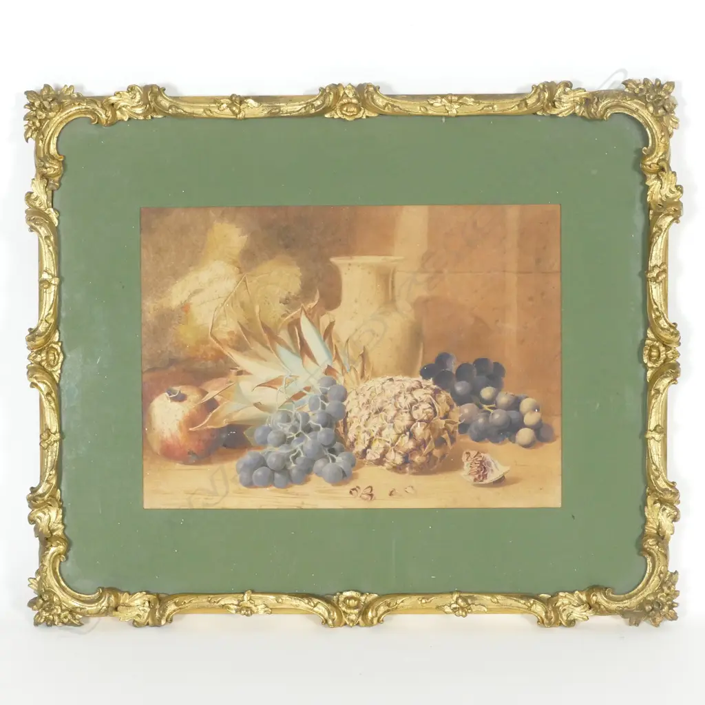 A Victorian still life watercolour Image 1++