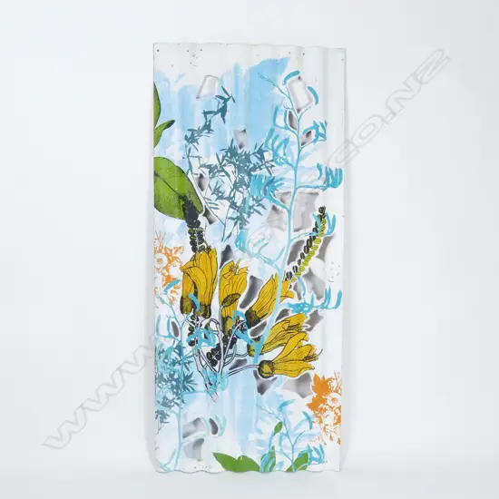 A Geoff Thomson corrugated iron artwork