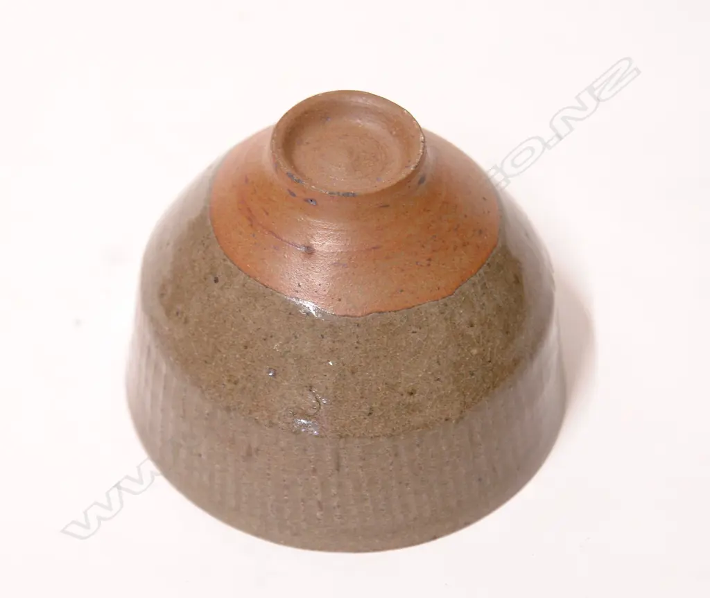 An early Barry Brickell 'Ponsonby West St. unique fluted' small bowl Image 1++