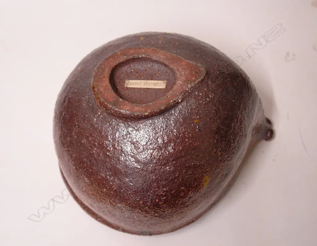 An important Barry Brickell salt glaze boat-form bowl Image 1++