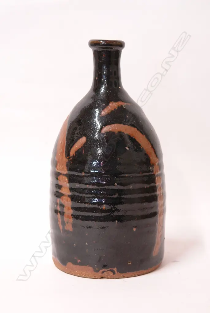 Barry Brickell vintage wine flask Image 1++