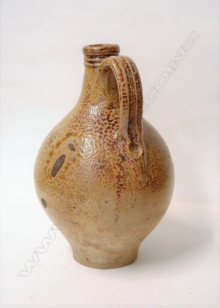 A 19thC or earlier English Bellarmine flask Image 1++