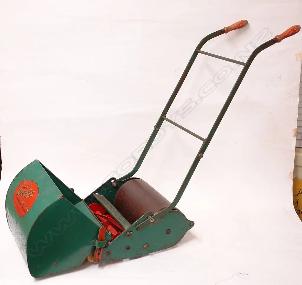 A c.1950/60s 'The Web Miniature Lawnmower for Children Made in England' Image 1++