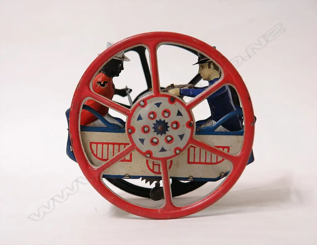 An early 20thC Lehmann Zig-Zag No. 640 tin wind-up toy Image 1++