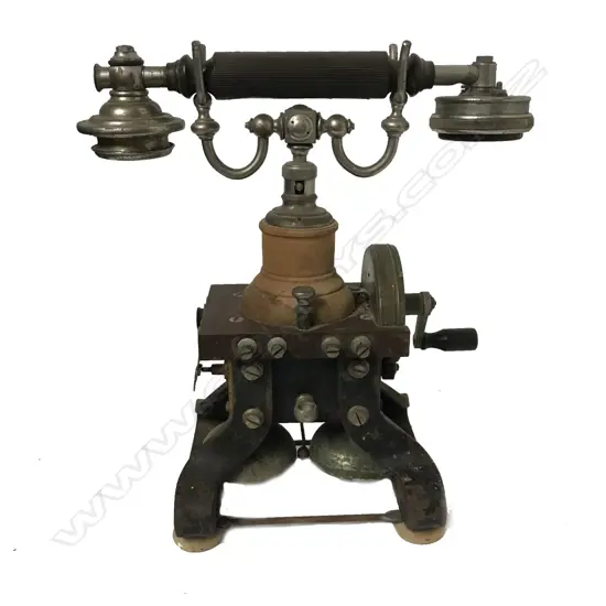 A late Victorian skeleton phone