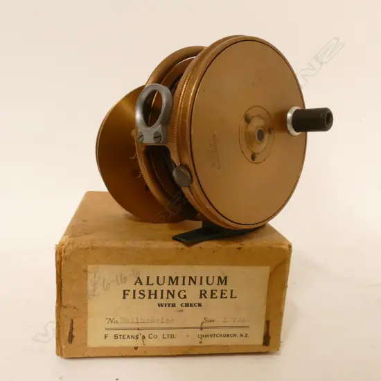 A 3⅞" trout reel made by E.J.Brown
