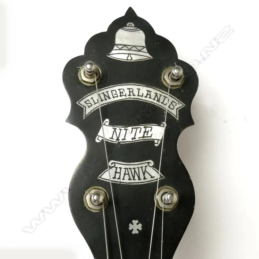 A c.1920-30s Slingerlands Nite Hawk four-string banjo Image 1++