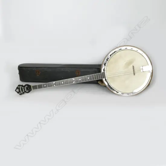 A c.1920-30s Slingerlands Nite Hawk four-string banjo