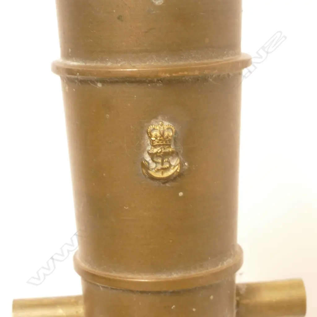 A bronze miniature canon model Image 1++