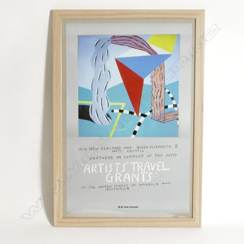 An Air NZ/Gavin Chilcott/ QEII Arts Council photolitho poster Image 1++