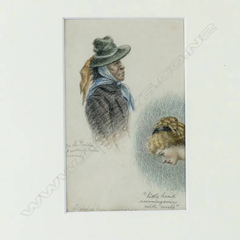 A page from Owen Merton's sketch book Image 1++