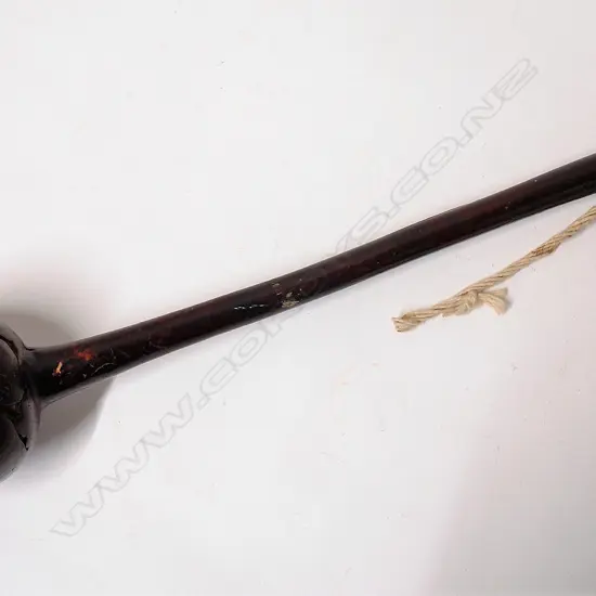 A 19thC Fijian ula throwing club