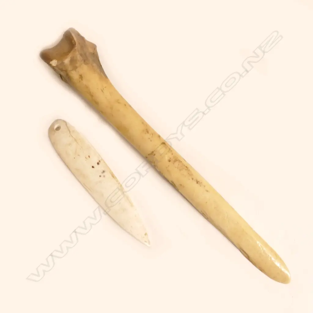 A Melanesian cassowary bone dagger Image 1++