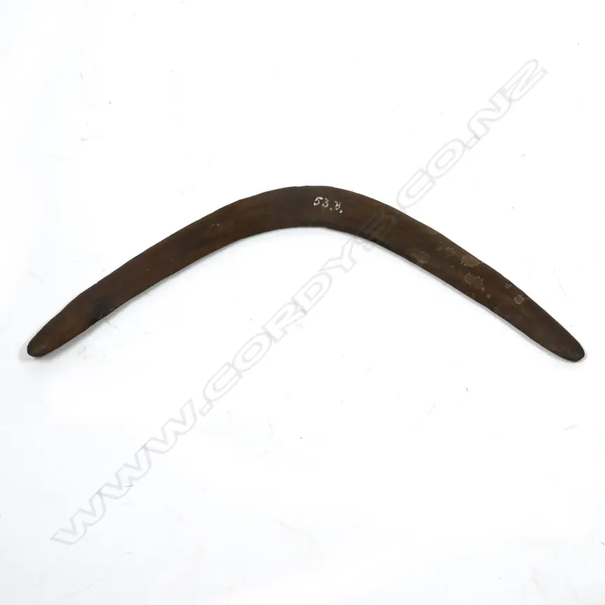 An Australian Aboriginal boomerang of slender proportion Image 1++