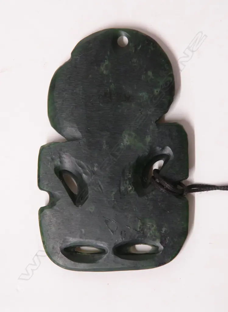 A 20thC Maori pounamu hei tiki Image 1++