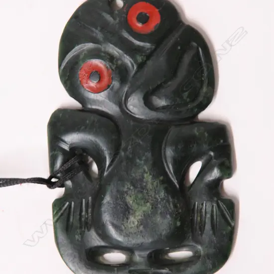 A 20thC Maori pounamu hei tiki