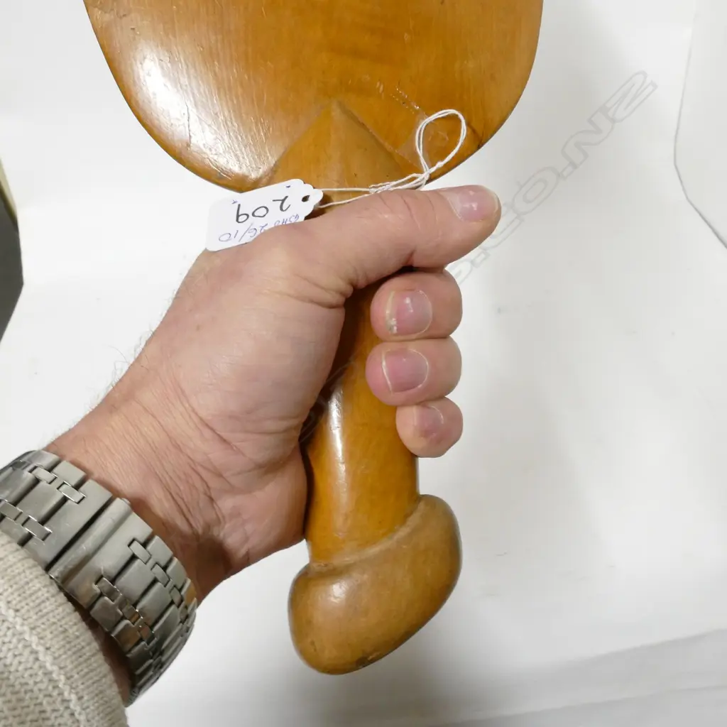 Two folk art kotiate clubs Image 1++